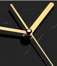 Load image into Gallery viewer, Black &amp; Gold Round Wall Clock
