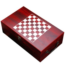 Load image into Gallery viewer, Double Wine Gift Box With Chess No Alcohol Included
